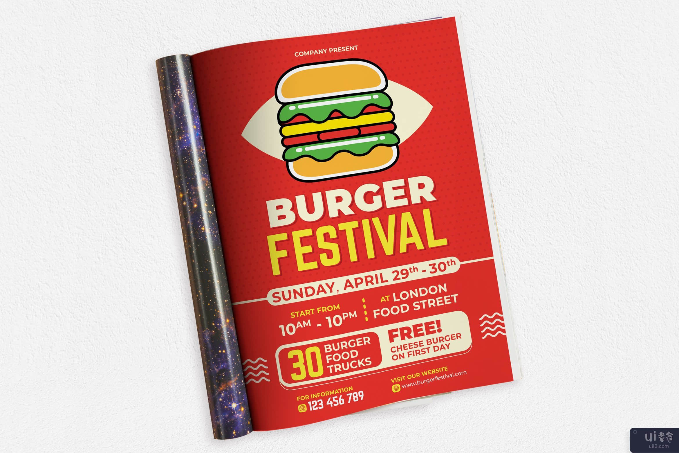 汉堡节 #01 广告杂志(Burger Festival #01 Ads Magazine)插图2