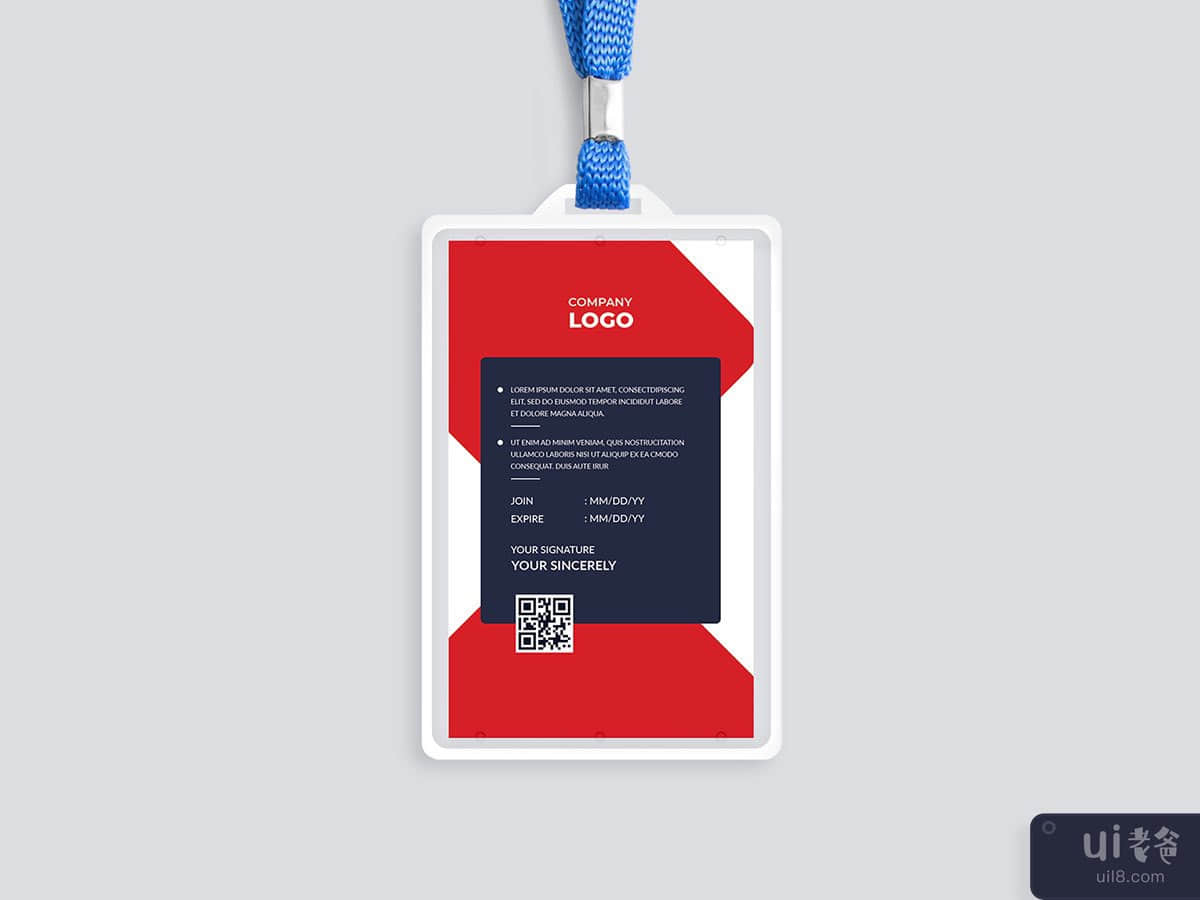 公司身份证模板(Corporate ID Card Templates)插图2