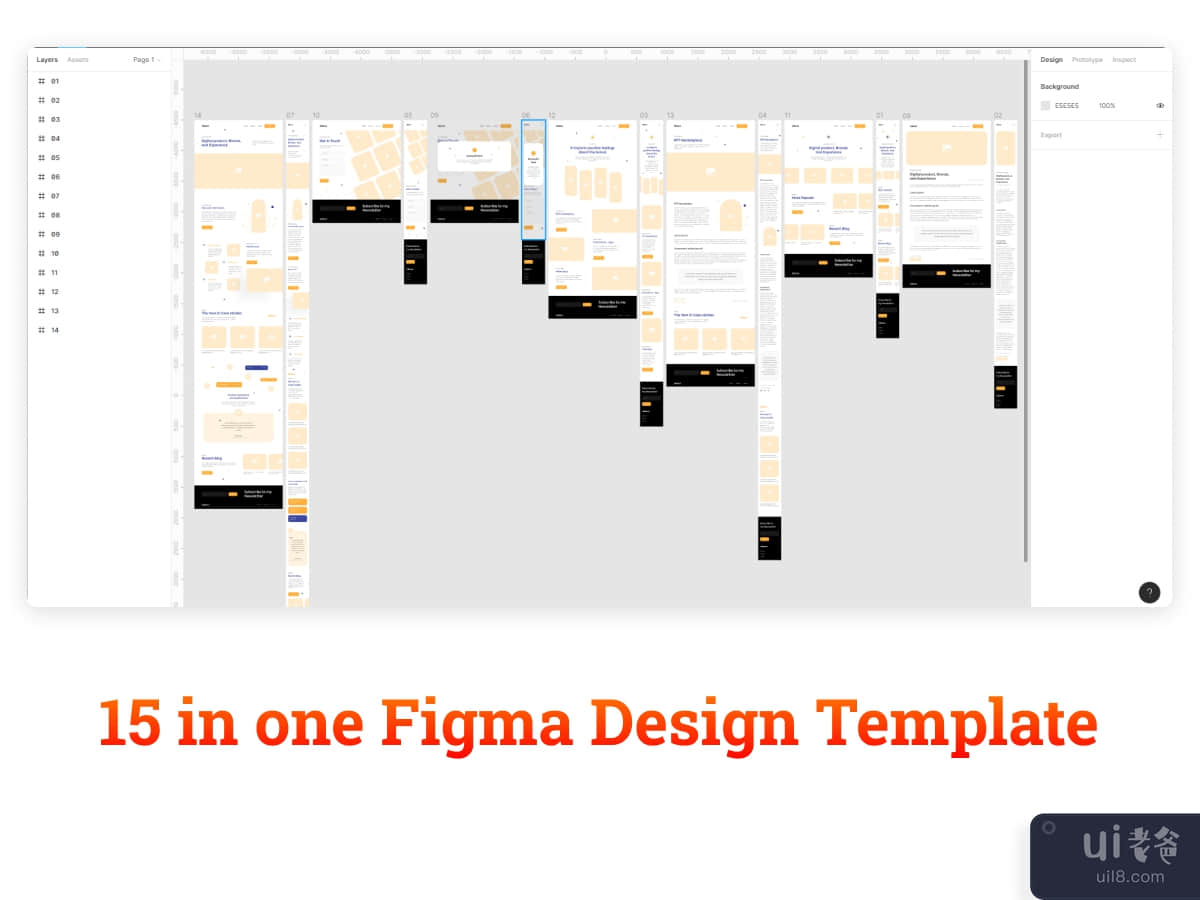 15 In 1 NFT Responsive Web Template