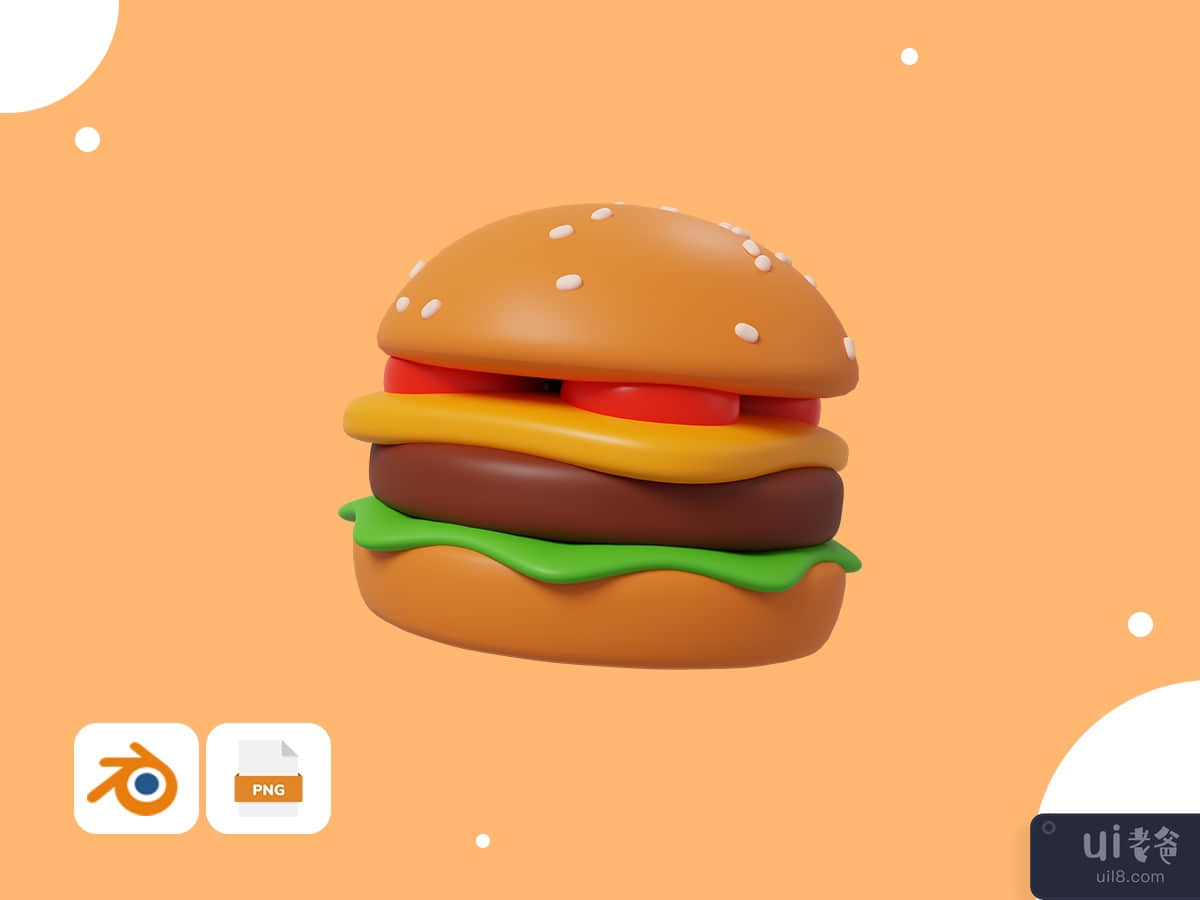 Burger - Fast Food 3D Pack