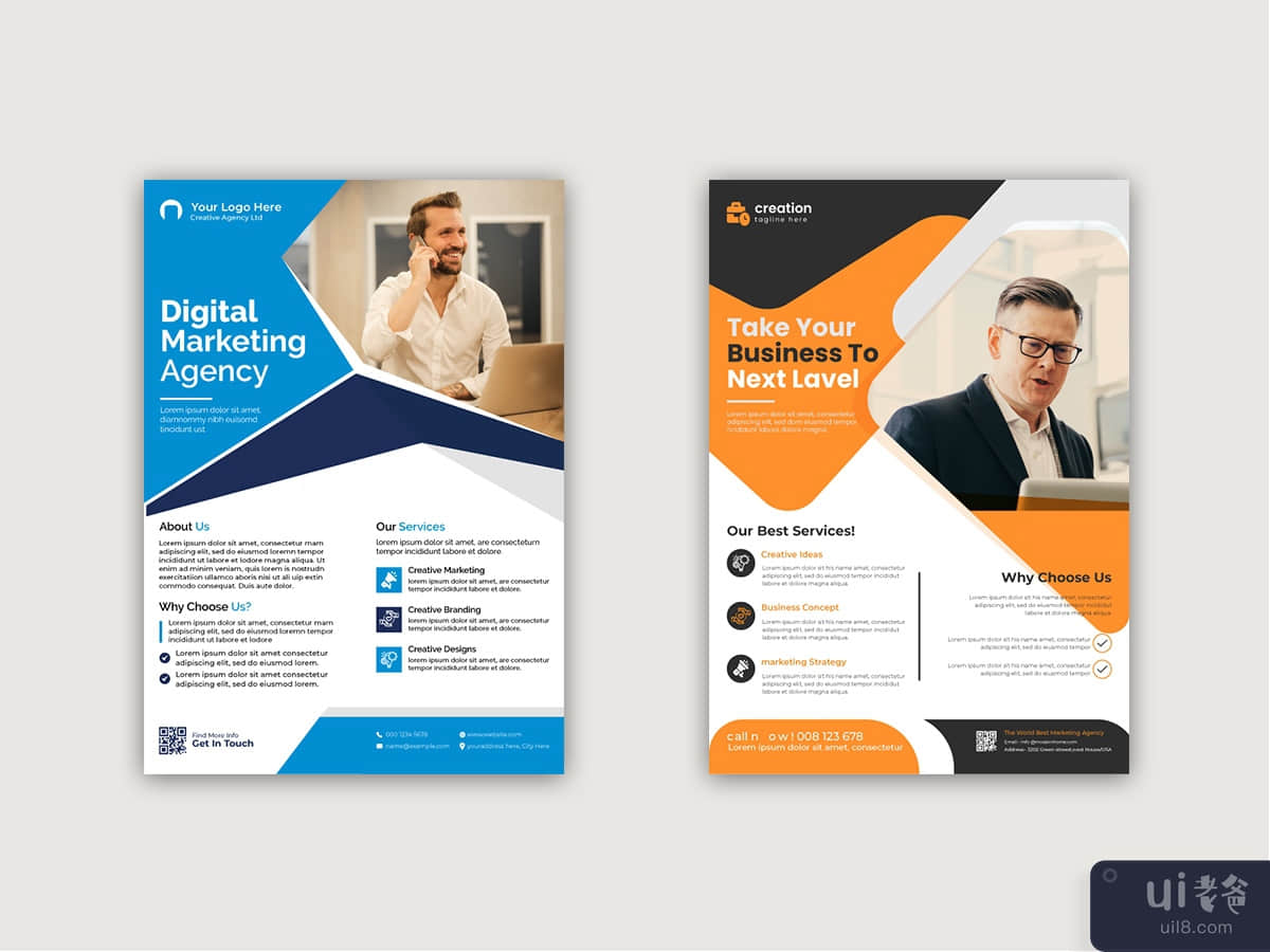 Corporate Business flyer or modern and creative flyer template