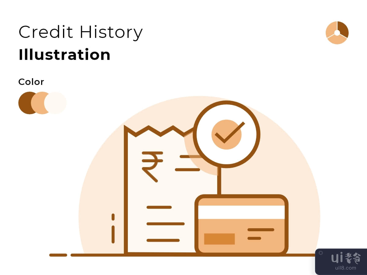 Credit Card History Illustration