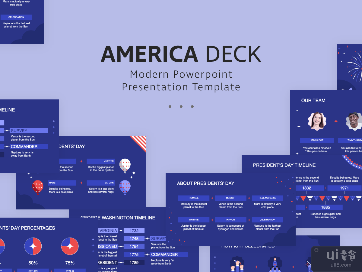 America PowerPoint Presentation Template