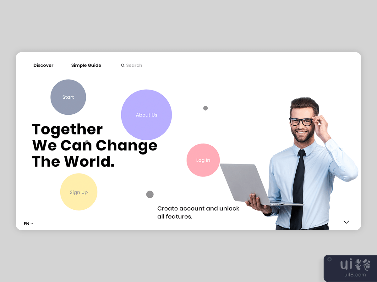 Business Landing Page Concept