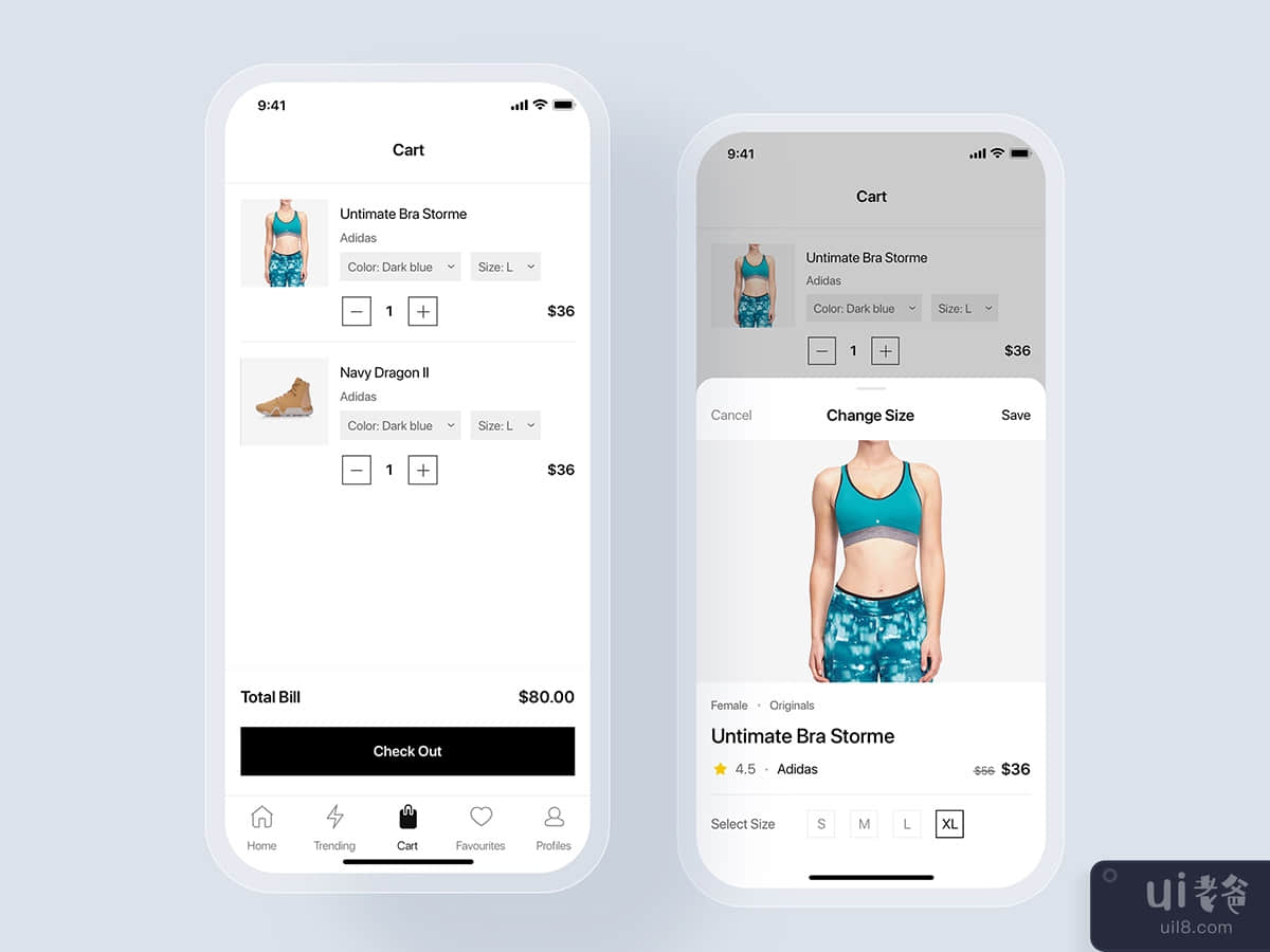 Checkout - Fashion Shop UI concept