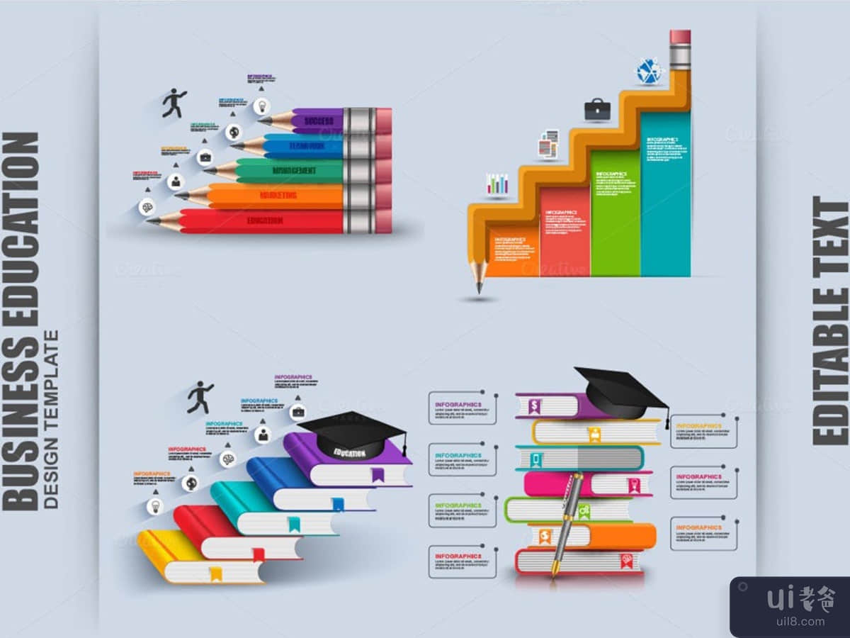 Business Education Infographic