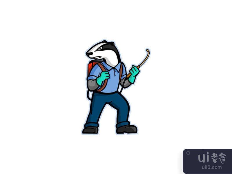 Badger Pest Control Mascot