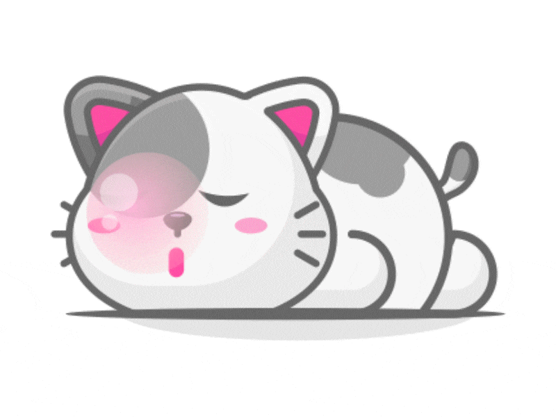404 Page Not Found 猫睡眠动画 |乐蒂文件(404 Page Not Found Cat Sleep Animation | Lottiefiles)插图2