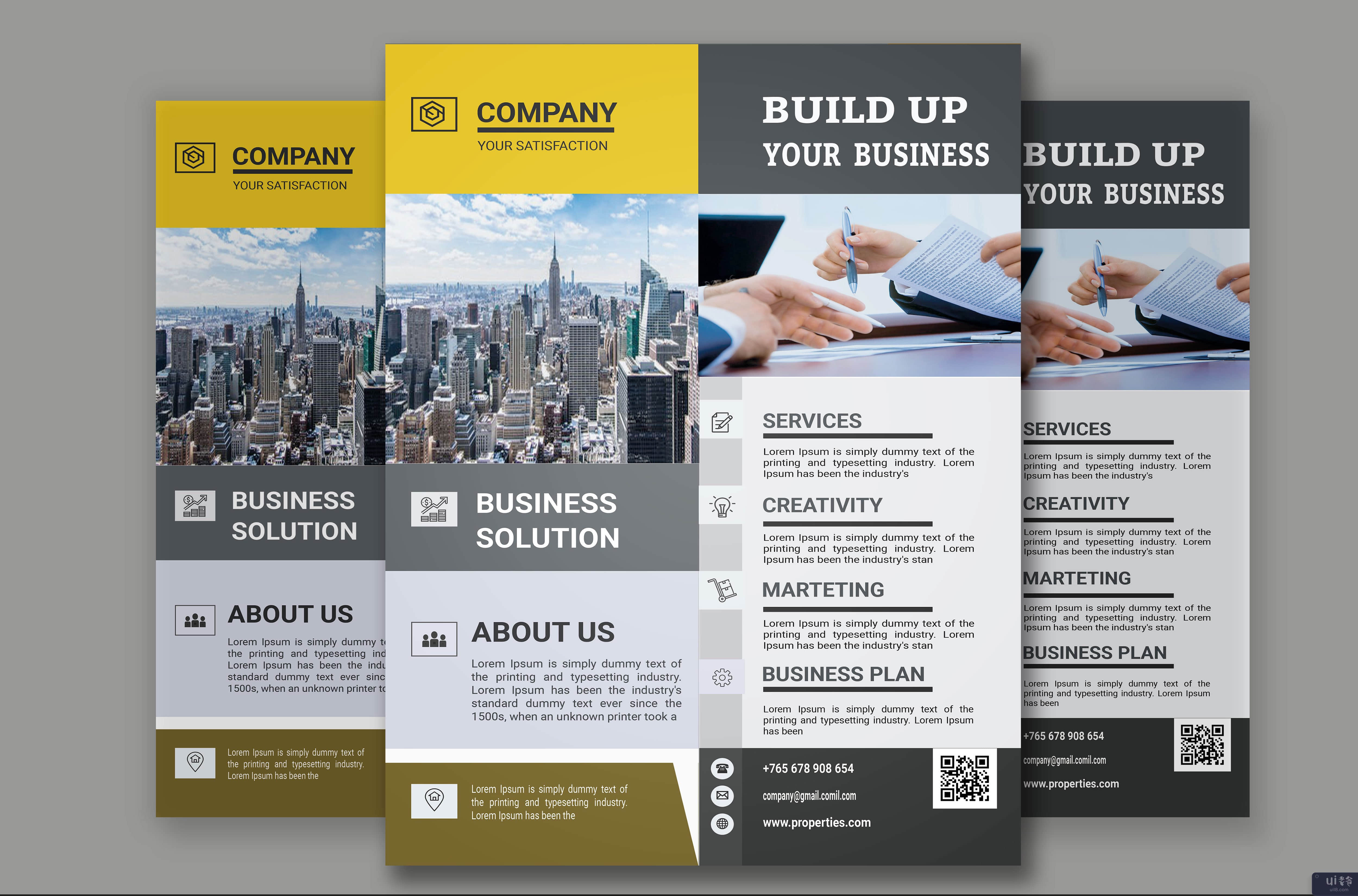 创意商业传单模板(Creative Business Flyer Template)插图2