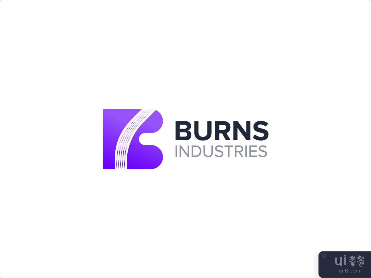 B 现代工业企业标志设计理念 | B 字母标志设计(B Modern Industrial Business Logo Design Concept | B Letter Logo Design)插图3