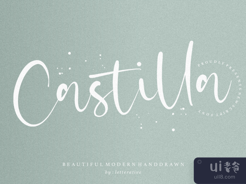 Castilla Beautiful Modern Handdrawn Font