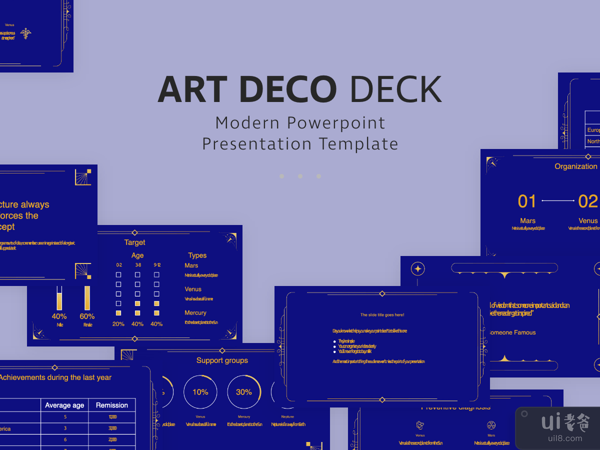 Art Deco PowerPoint Presentation Template