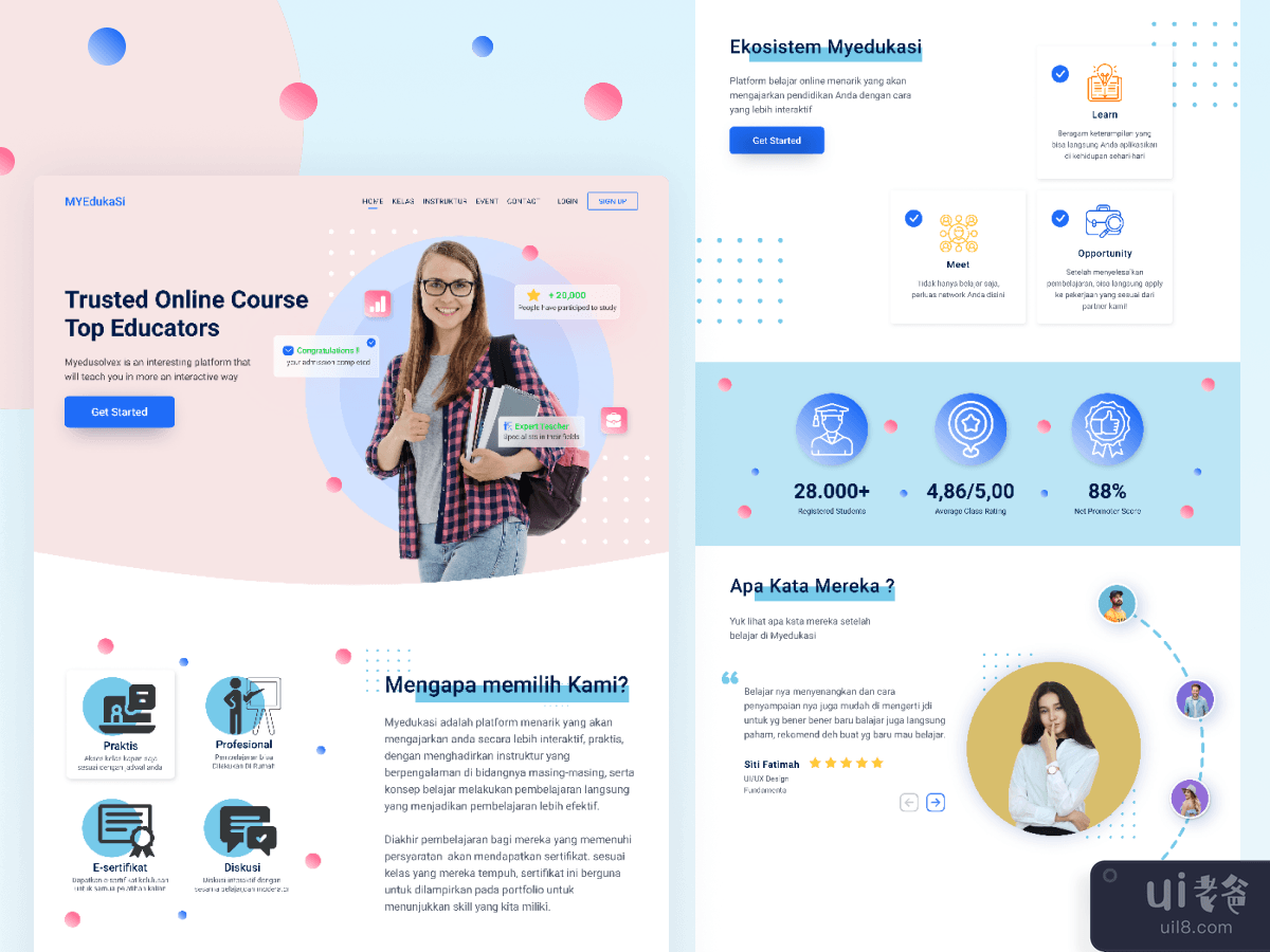 Course Online Landing Page