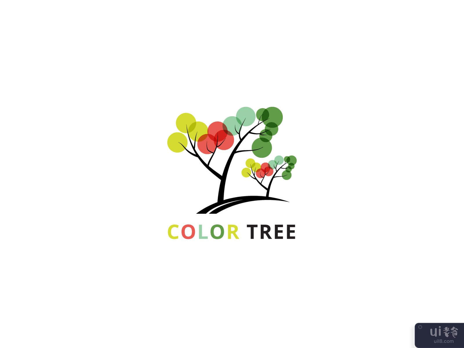 Colorful Tree Logo