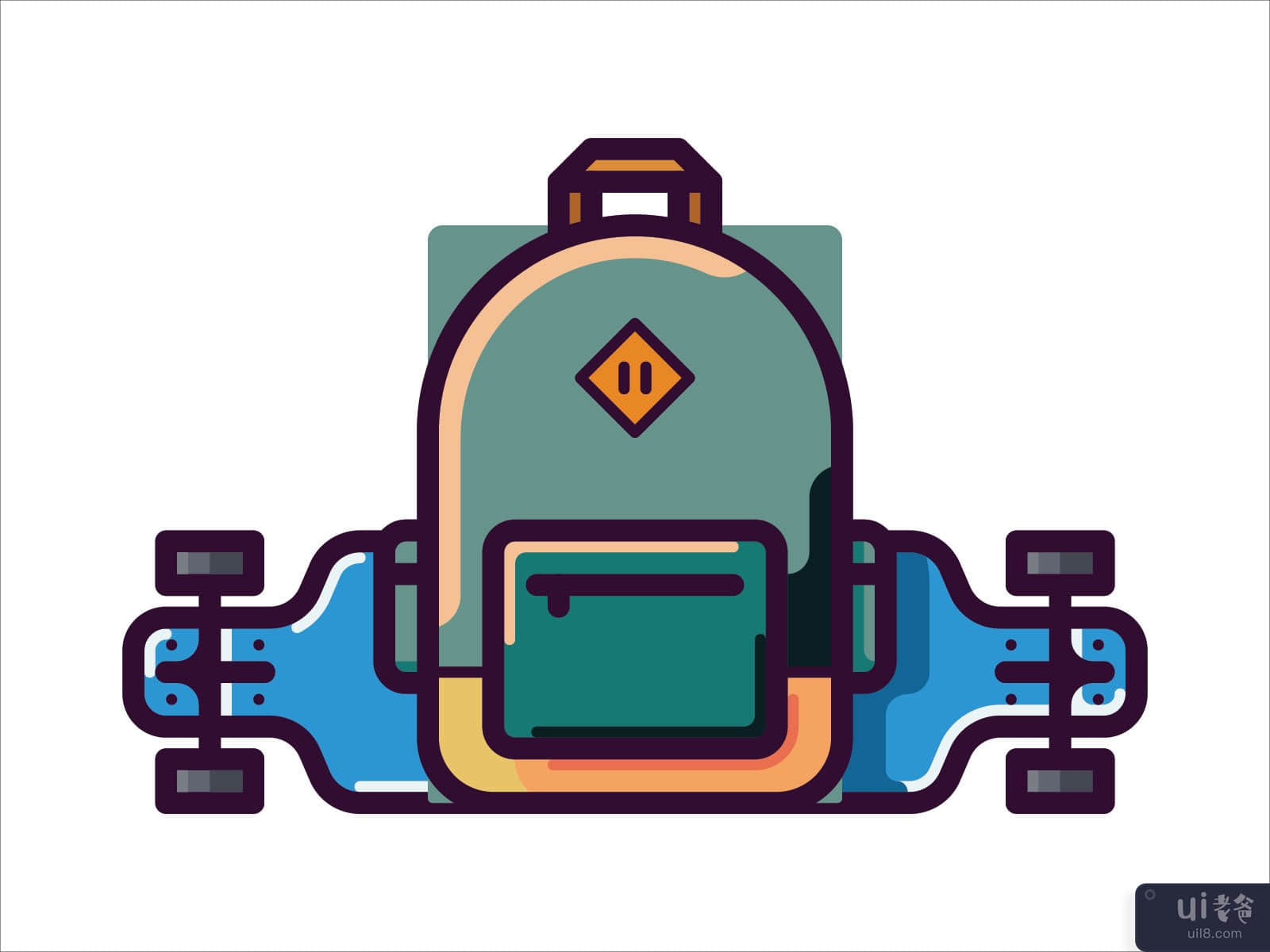 Backpack Illustration