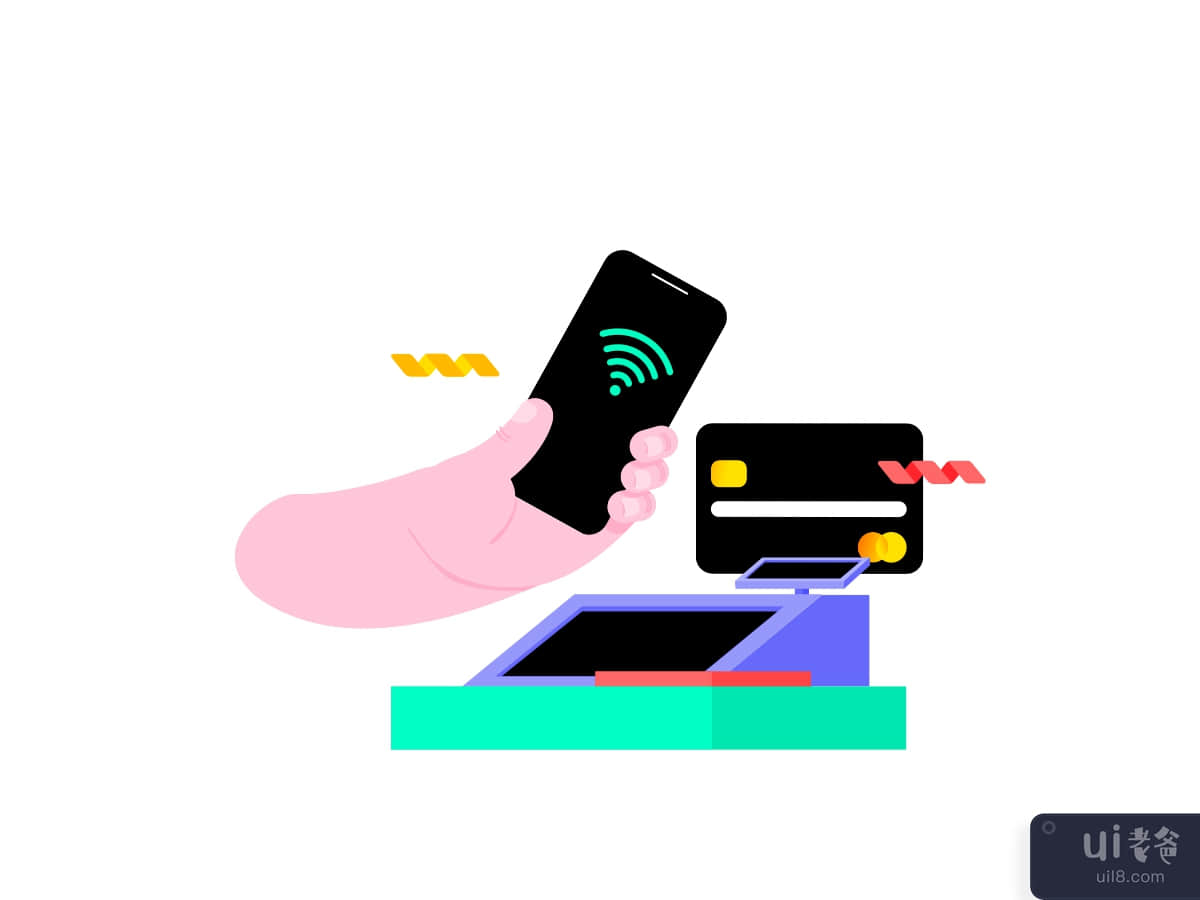 Contactless Payment - Illustration
