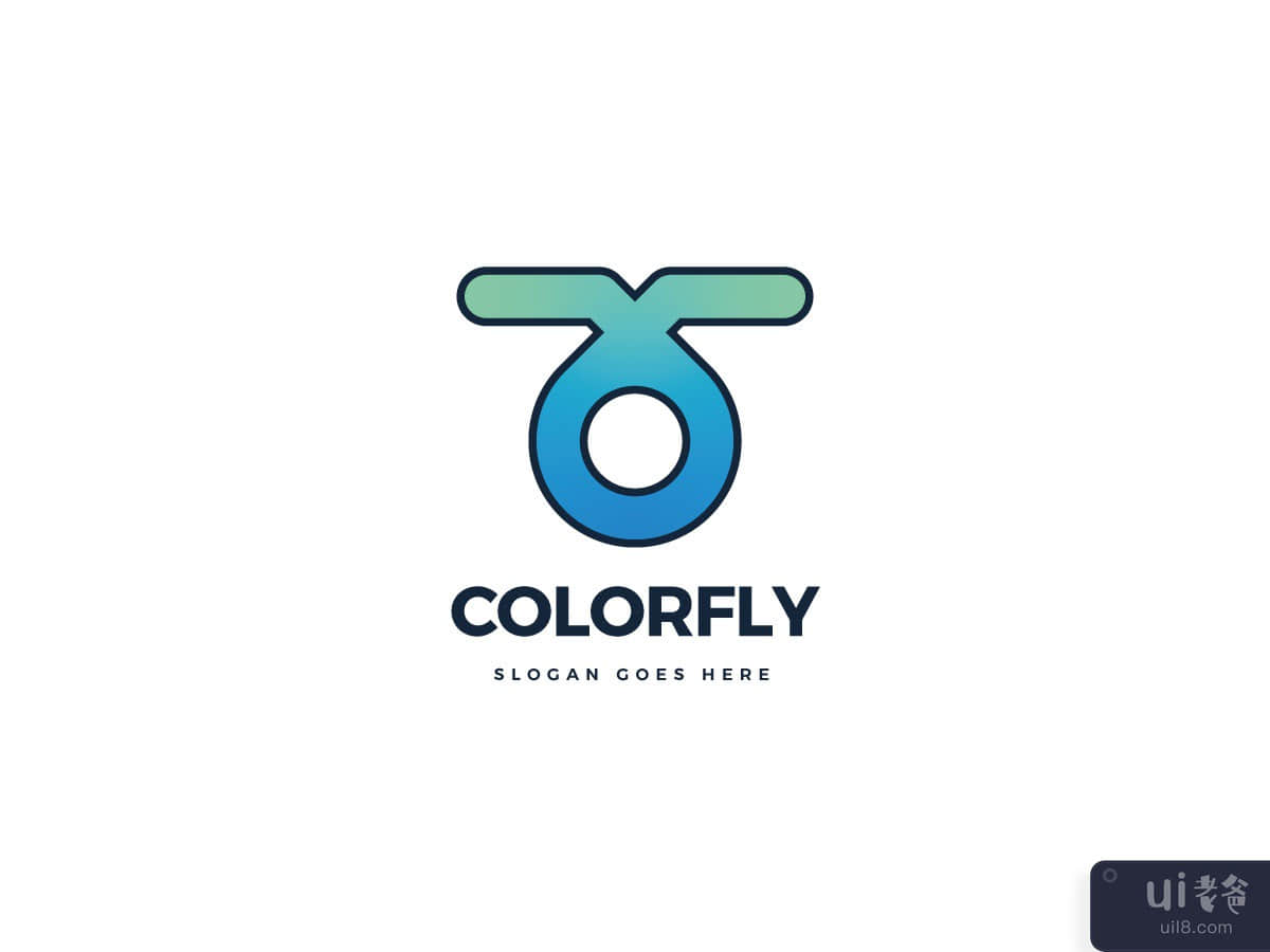 Color Fly Vector Logo Design Template