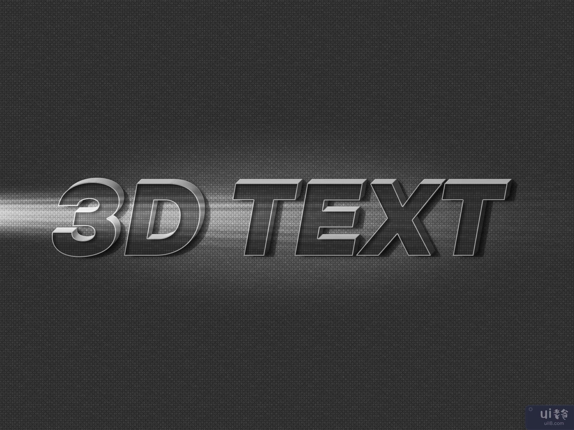 3D文字效果(3D Text Effect)插图2