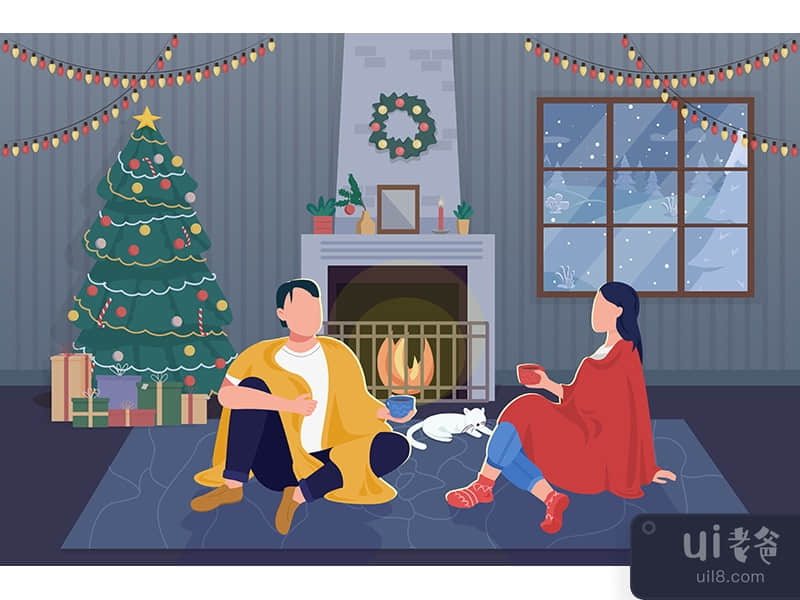 圣诞插图包(Christmas illustrations bundle)插图6