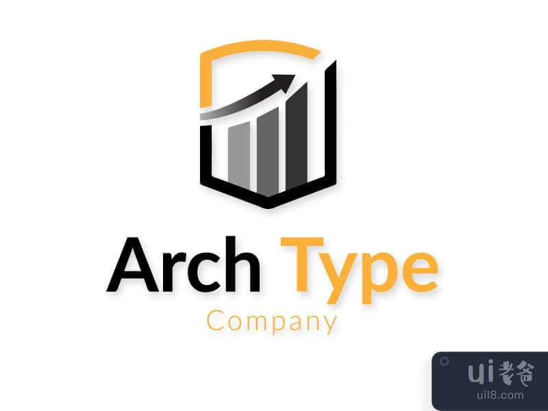 Arch Type logo Design Version 2
