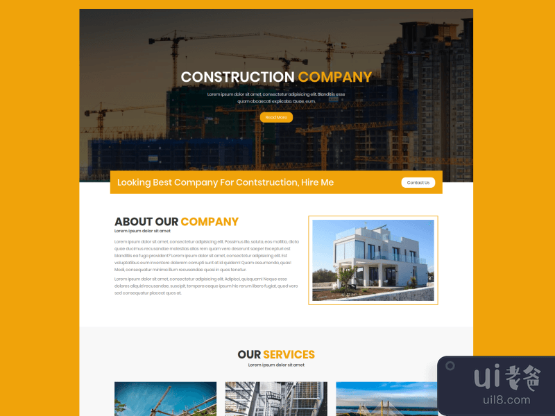 Build – Contstruction HTML Template