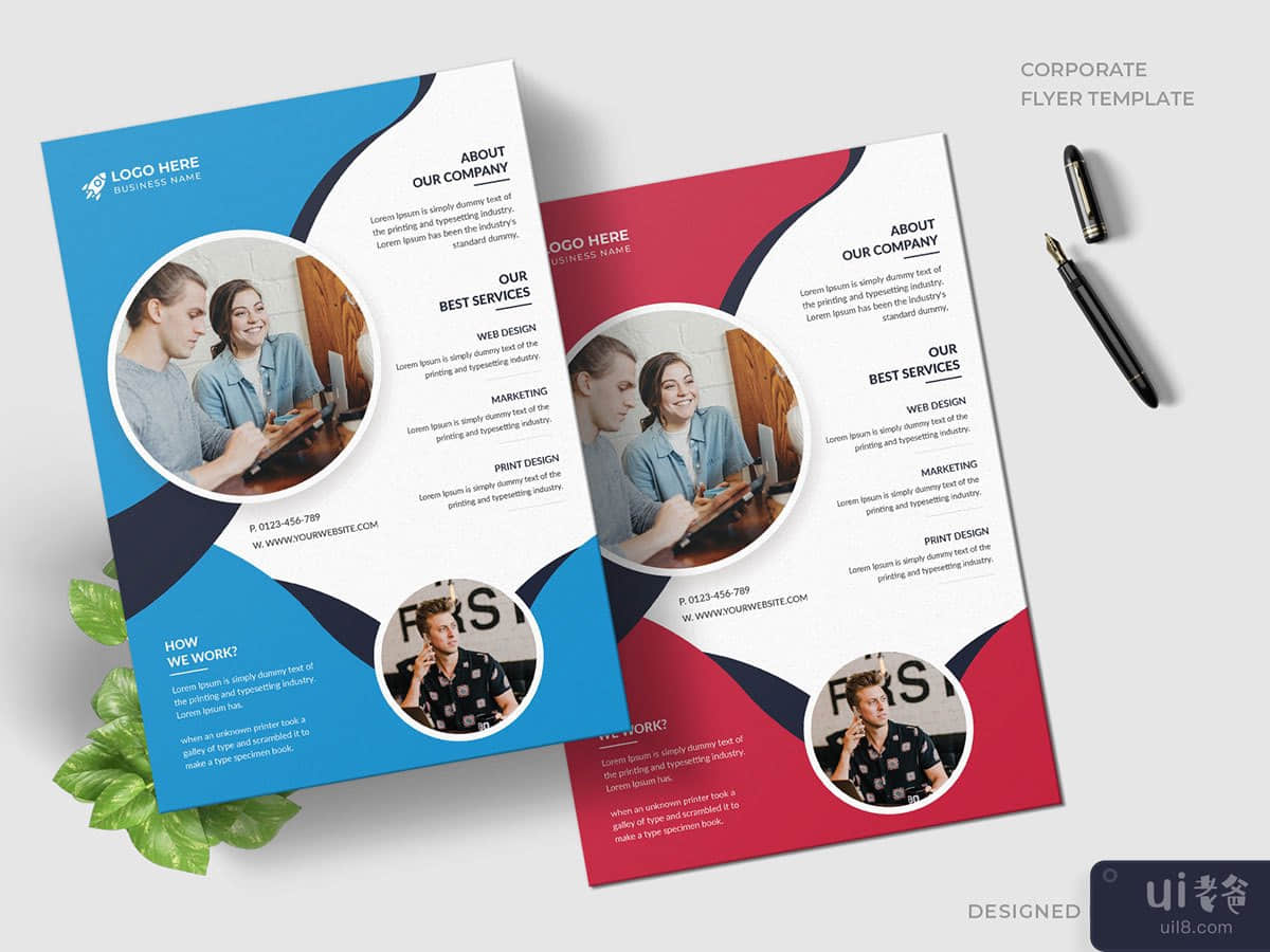 Business Marketing Agency Flyer Template