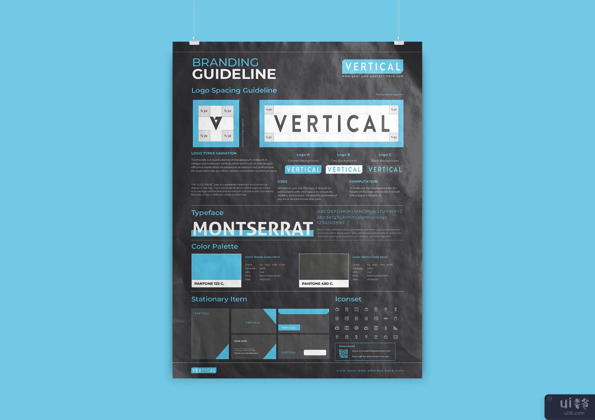 A3品牌指南海报设计(A3 Brand Guideline poster Design)插图5
