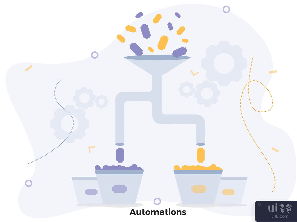 Automations Filter Illustration CRM