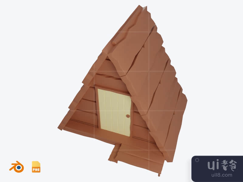 Camping House - 3D Camping Illustration Pack