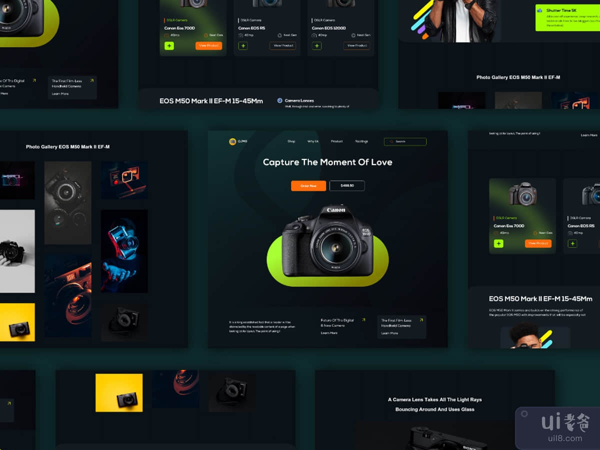 Camera - Product Landing Page