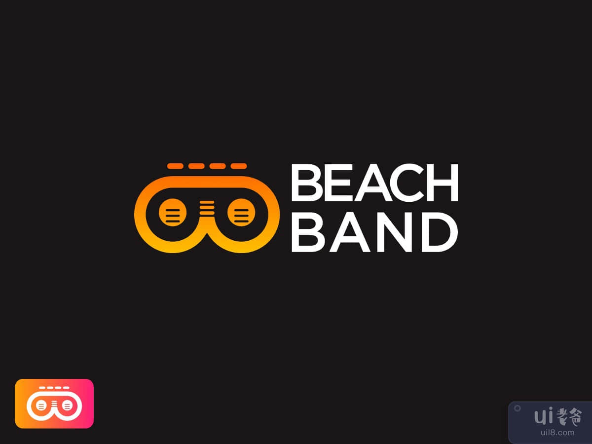 Beach Band Music logo design