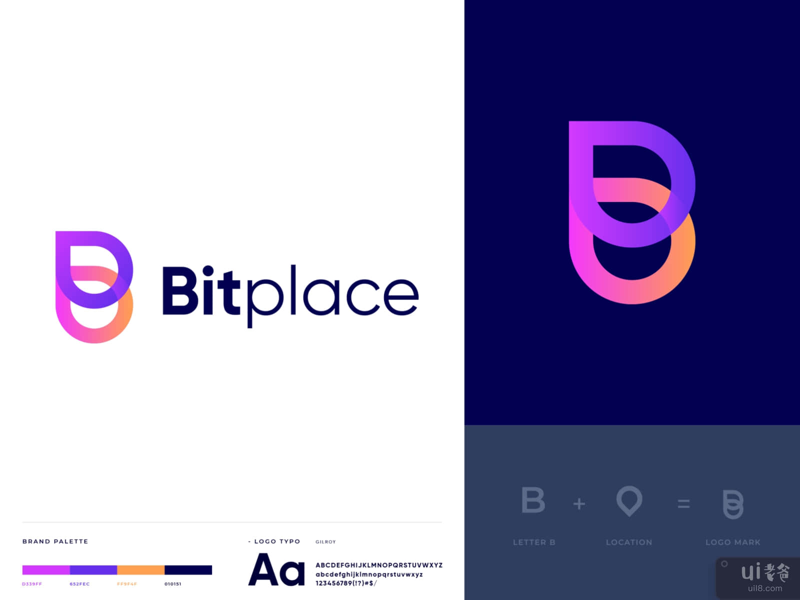 Bitplace logo design