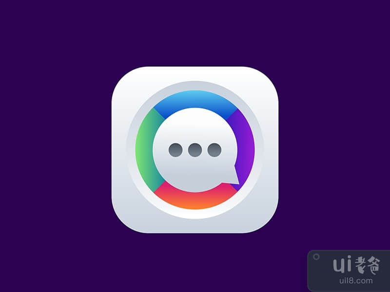 Chat app icon design