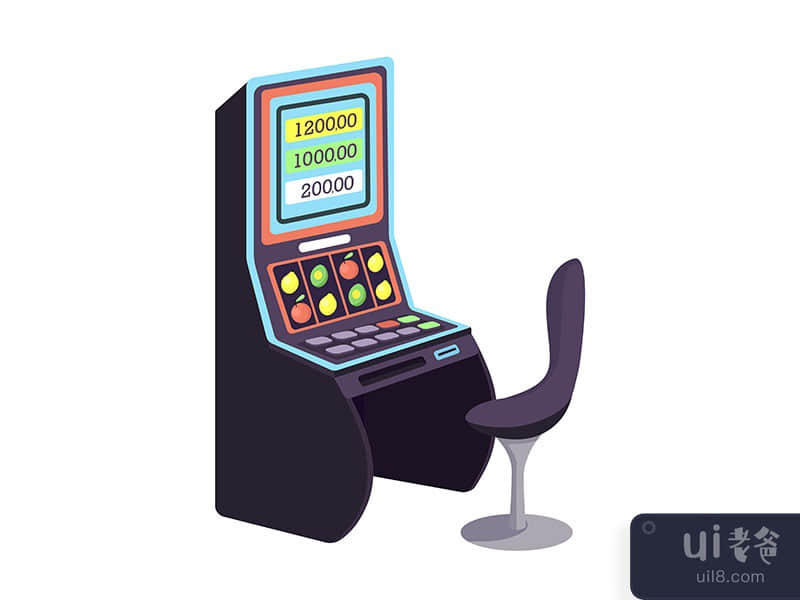 Casino cartoon vector illustration