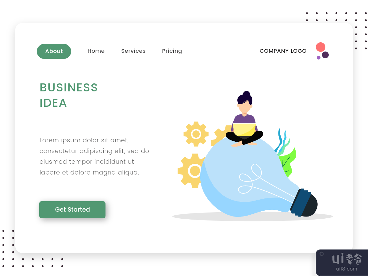 Business Idea vectore illustration for Business app