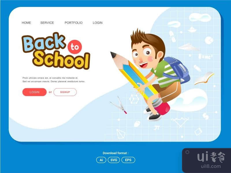 Back to school Banner