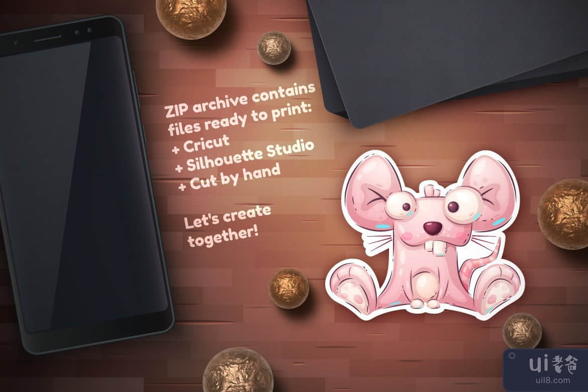 可爱的动物捆绑卡通人物剪贴画PNG剪贴画(Cute Animals Bundle, Cartoon Character Clipart PNG)插图5