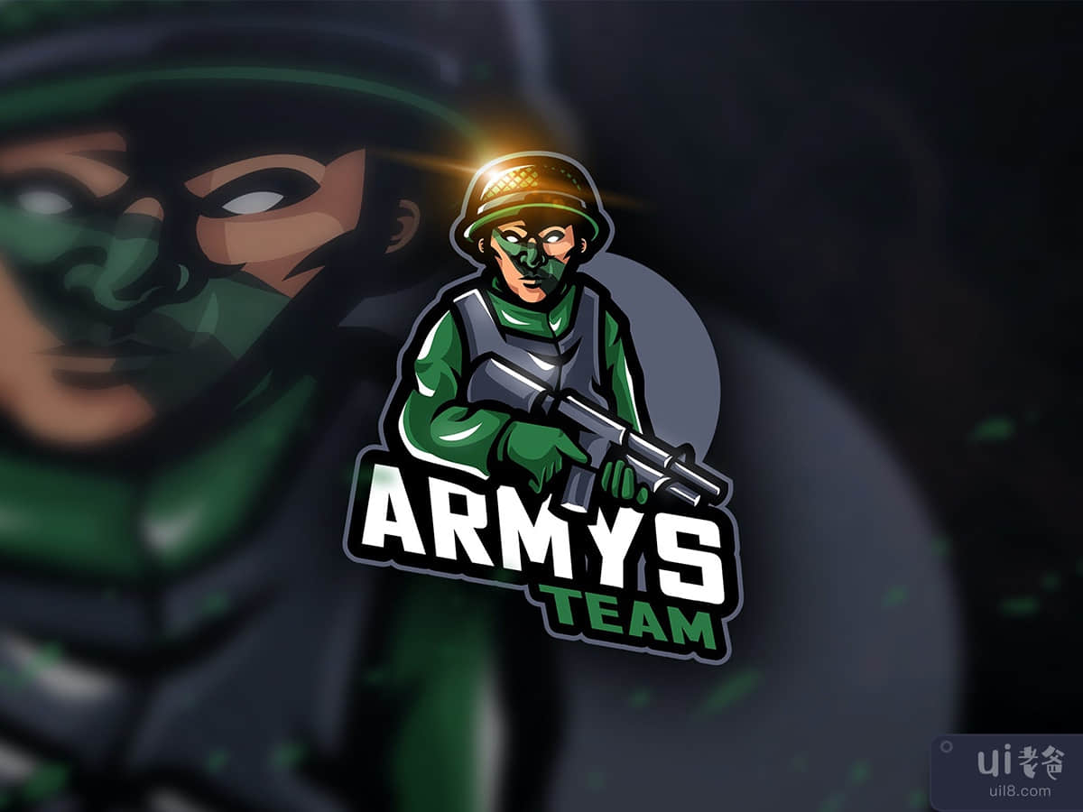 Armys Team - Mascot & Esport Logo