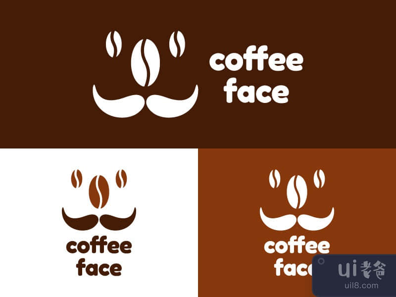 Coffee Face Logo Design