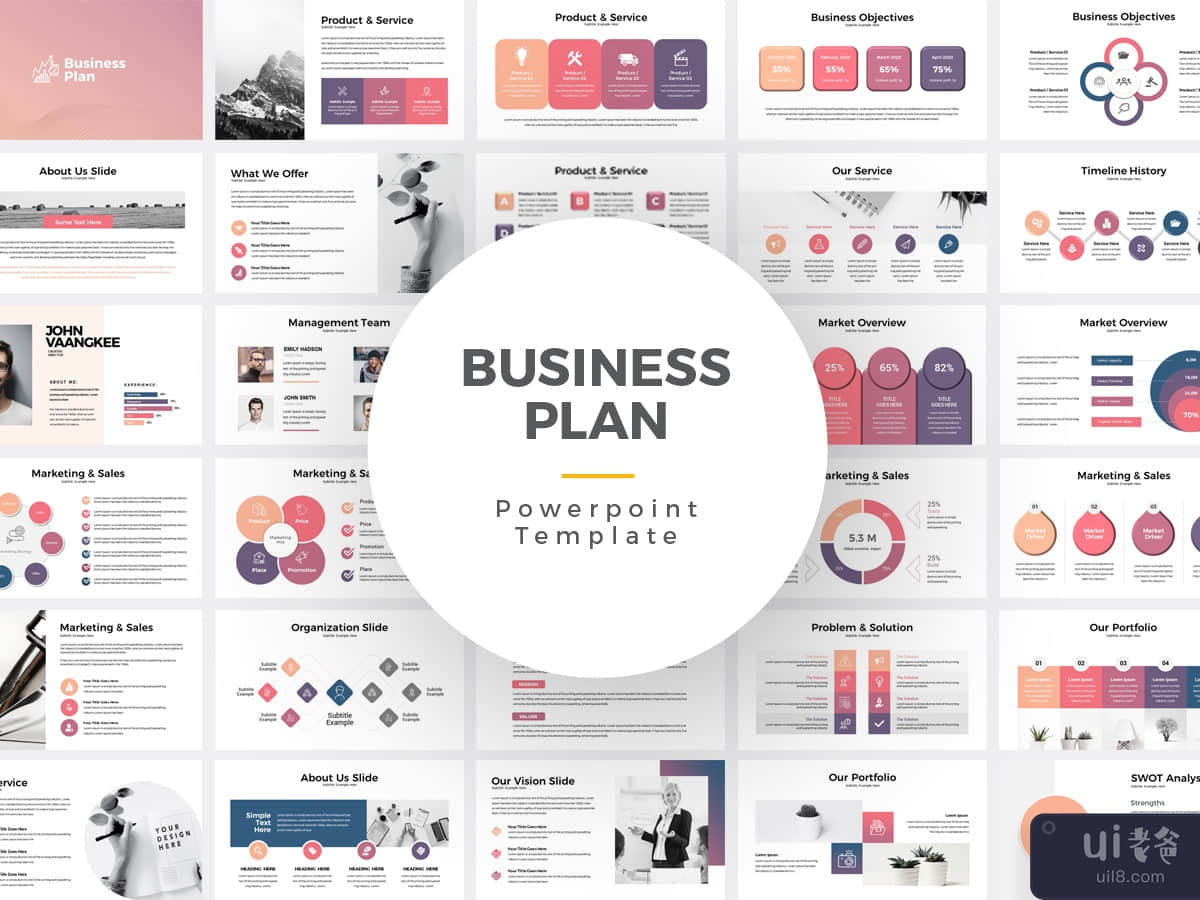 Business Plan PowerPoint PresentationTemplate