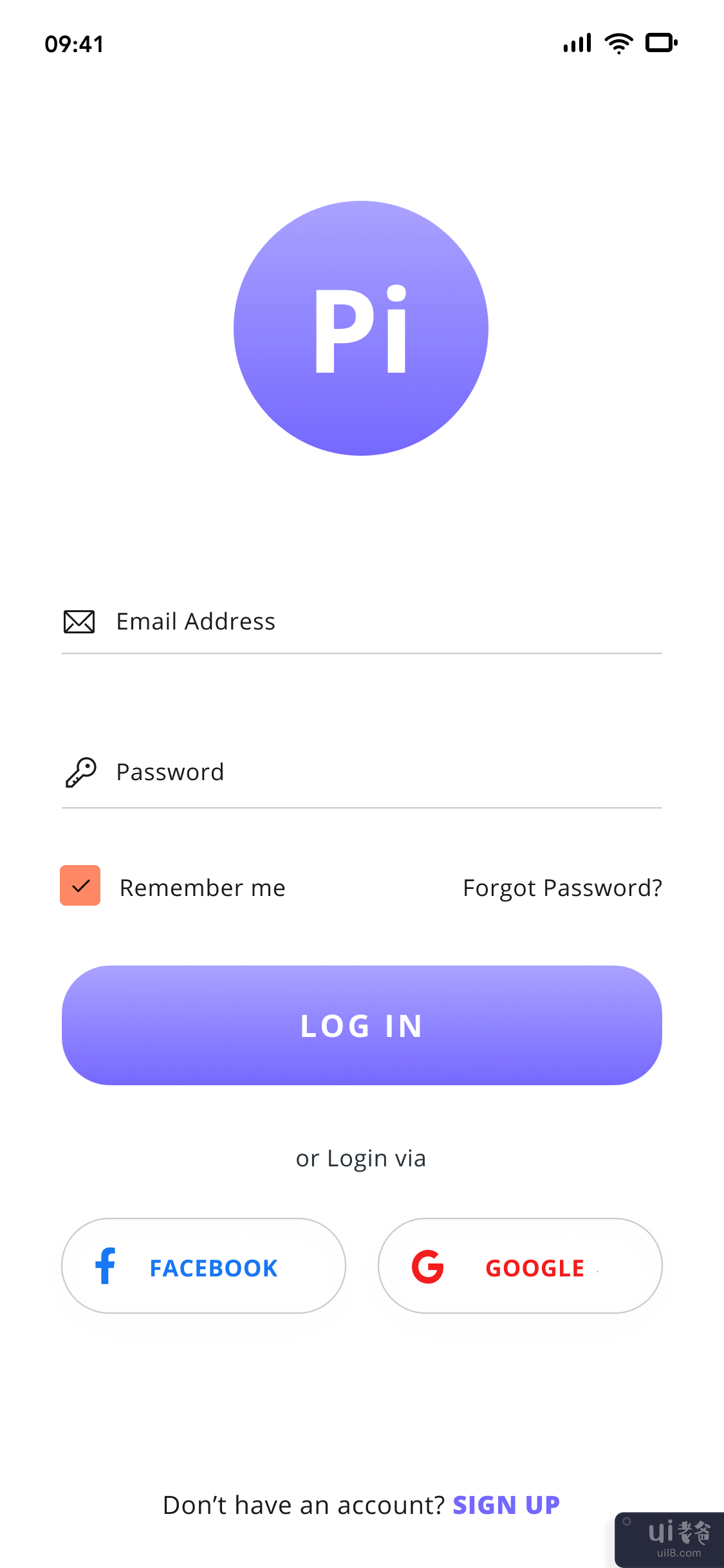 应用登录注册UI设计(App Login Register UI Design)插图3
