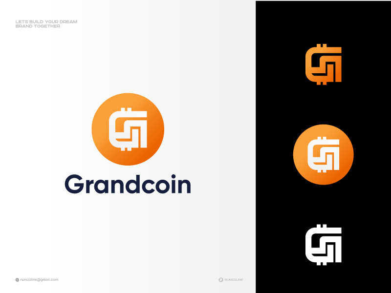 cryptocurrency logo - G letter logo - coin logo
