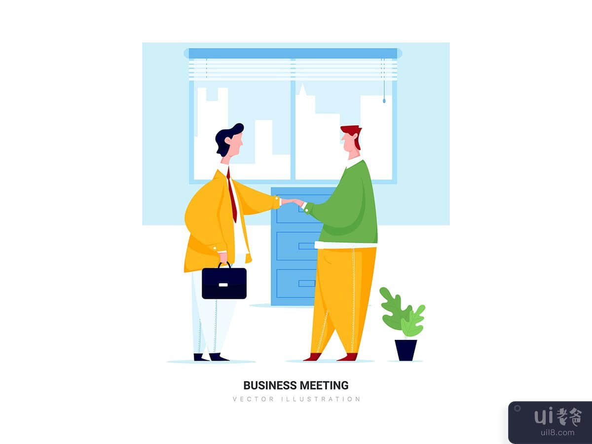 Business Meeting - Business Vector Scenes
