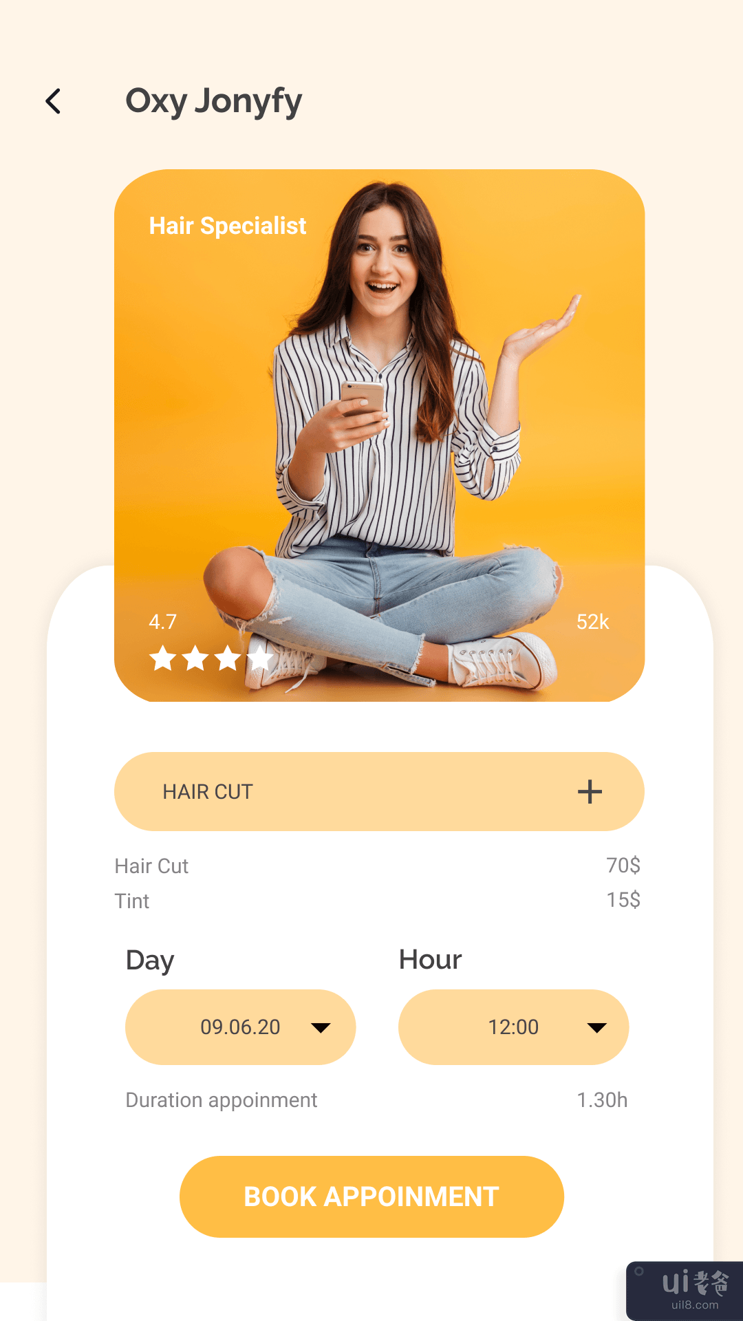 美容沙龙 UI 应用(Beauty & Salon UI Apps)插图5