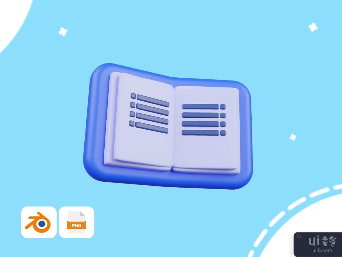 Book - Education 3D Illustration Pack
