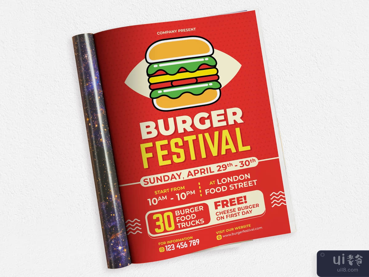 Burger Festival #01 Ads Magazine