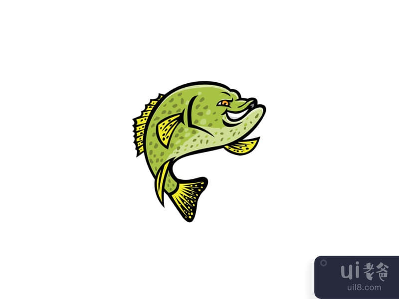 Crappie Fish Mascot