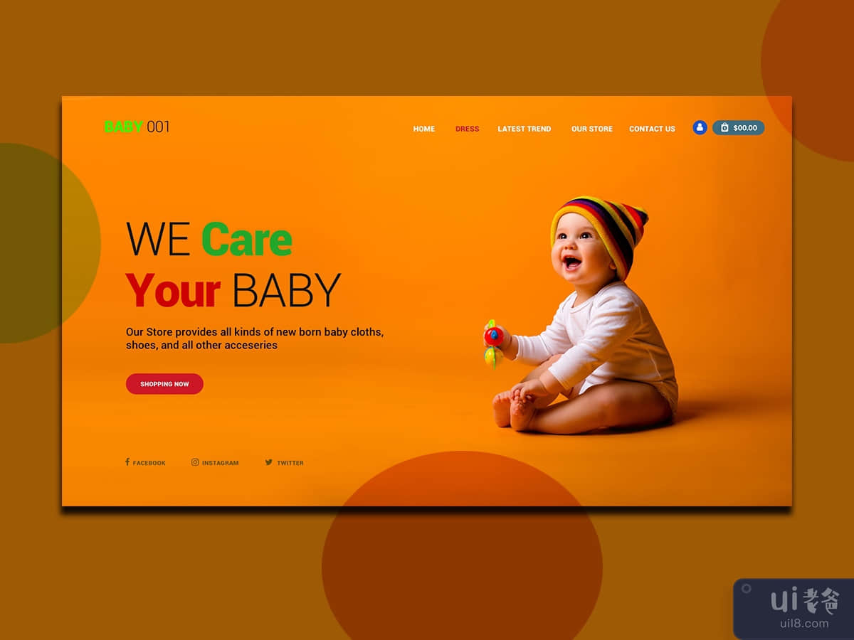 BABY Care Landing Page