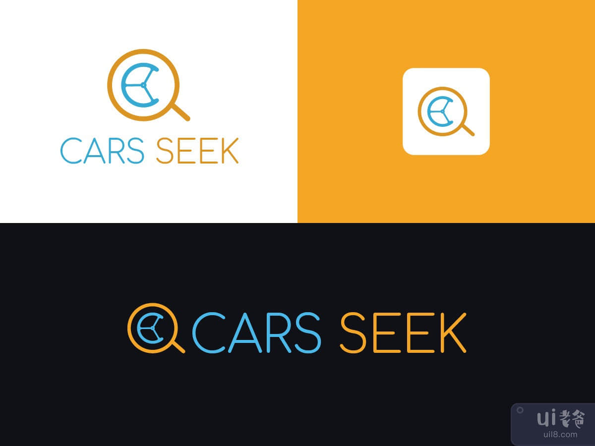 Car Seek logo design