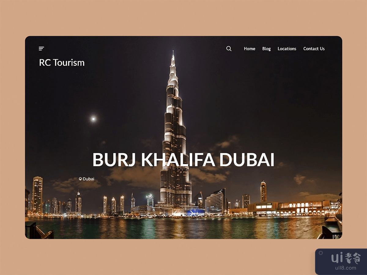 BhurjKhalifa Web Landing Page
